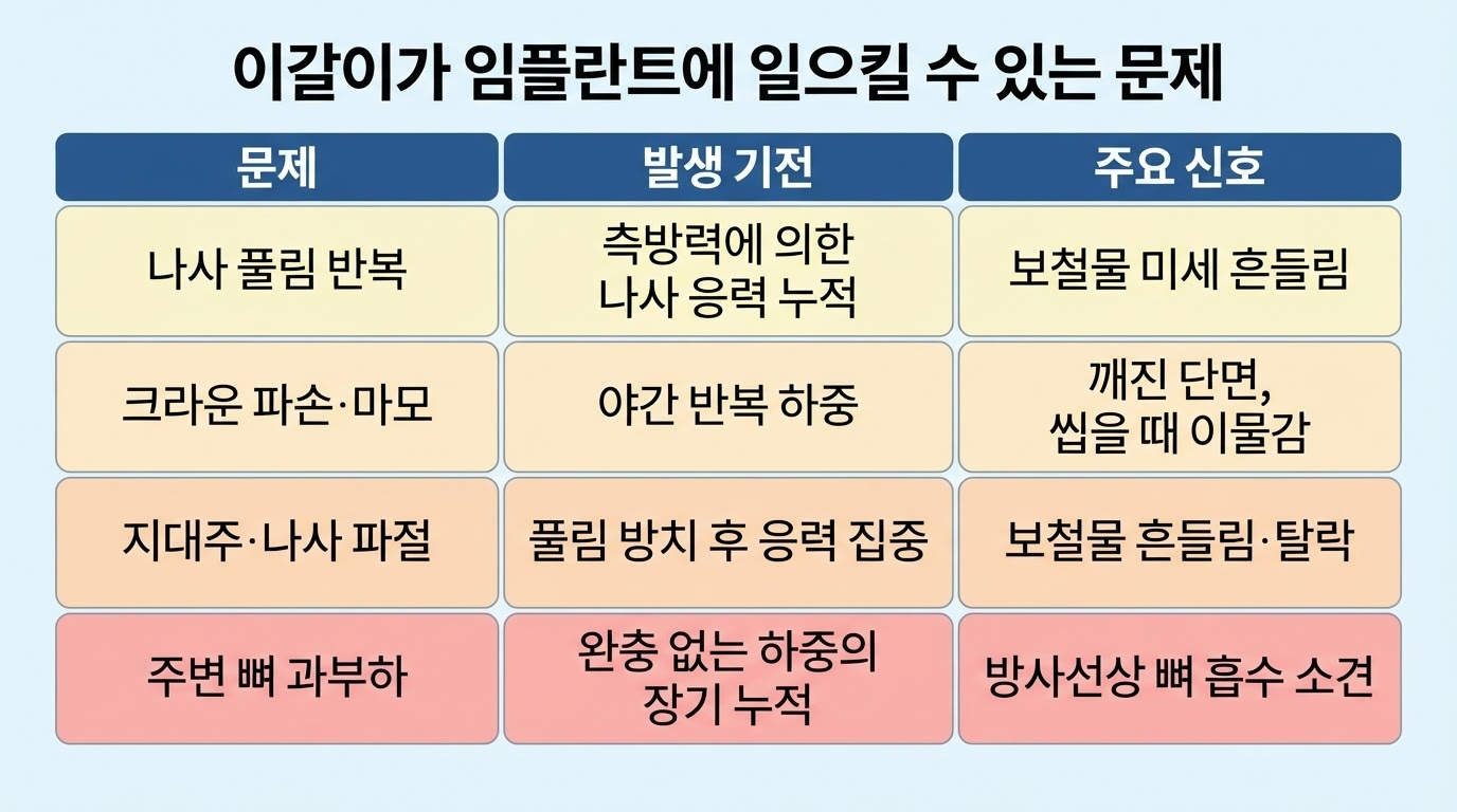 이갈이가 있으면 임플란트에 안 좋을까 | 서울365치과 블로그 이갈이가 있으면 임플란트에 안 좋을까
